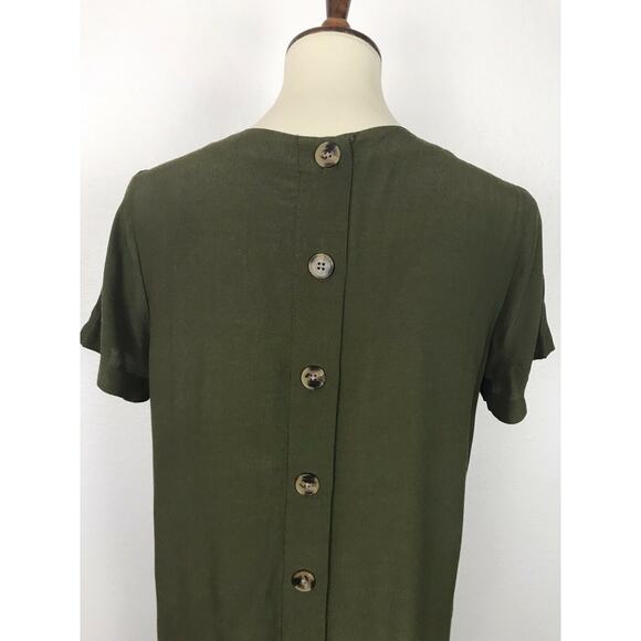 Madewell Buttons Back Shift Dress - Picture 9 of 11